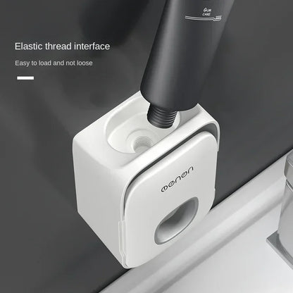 Automatic Toothpaste Dispenser Squeezer With Toothbrush Holder